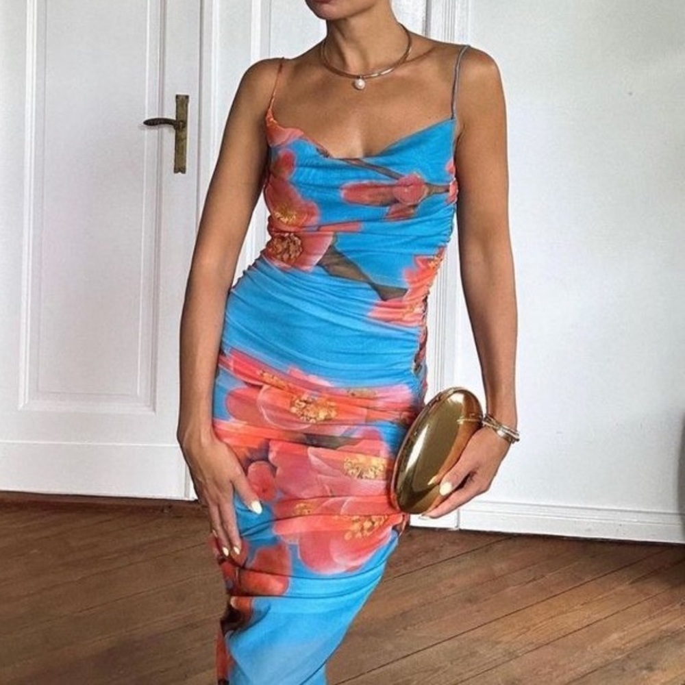 Zara flower dress